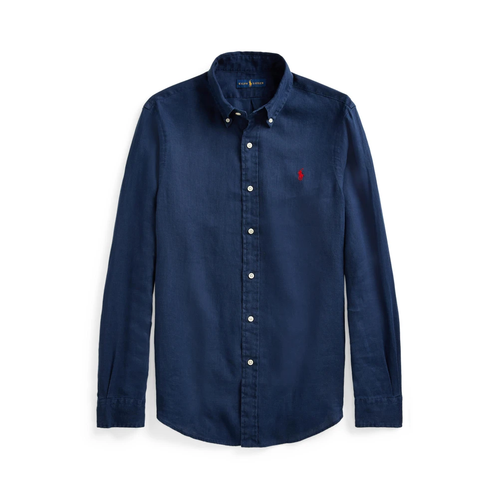 Ανδρικό Λινό Πουκάμισο Slim Fit Polo Ralph Lauren