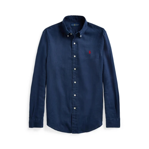 Ανδρικό Λινό Πουκάμισο Slim Fit Polo Ralph Lauren