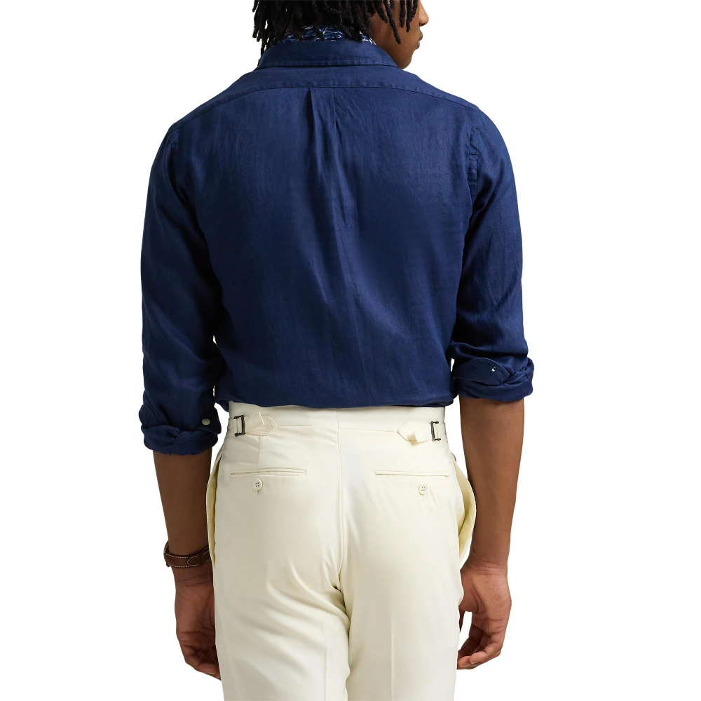 Ανδρικό Λινό Πουκάμισο Slim Fit Polo Ralph Lauren