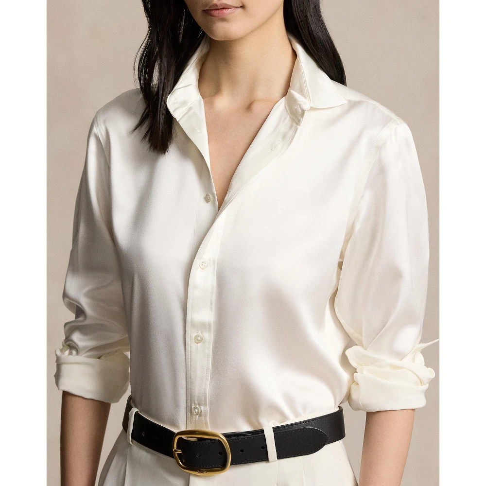Γυναικεία Μεταξωτή Μπλούζα Slim Fit  Polo Ralph Lauren