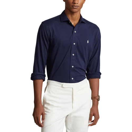 Ανδρικό Πουκάμισο Jersey Spread-Collar Polo Ralph Lauren