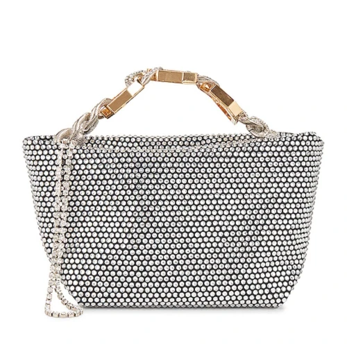 Γυναικεία Τσάντα Jessye Sequin Silver Gedebe