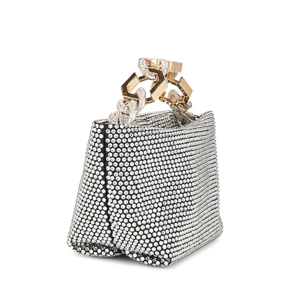 Γυναικεία Τσάντα Jessye Sequin Silver Gedebe