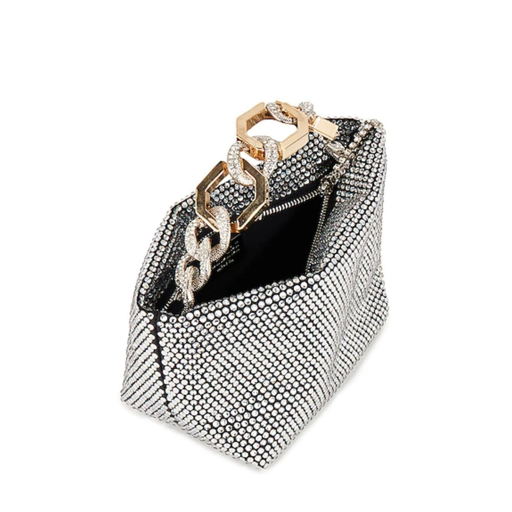 Γυναικεία Τσάντα Jessye Sequin Silver Gedebe