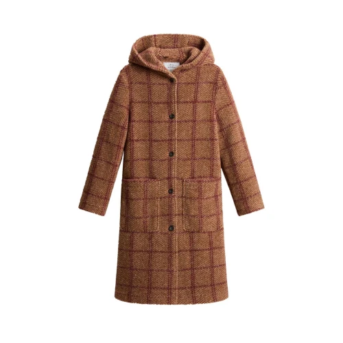 Γυναικείο  Παλτό με Κουκούλα Woolrich