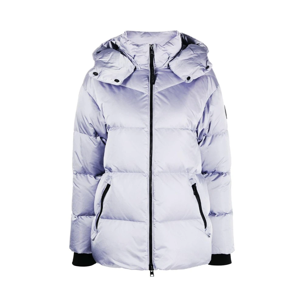 Γυναικείο Μπουφάν με Kουκούλα Satin Logo Puffer Woolrich