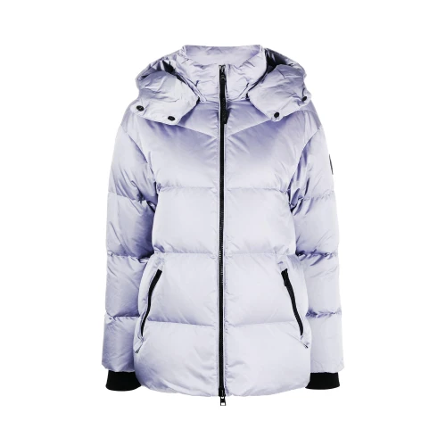 Γυναικείο Μπουφάν με Kουκούλα Satin Logo Puffer Woolrich