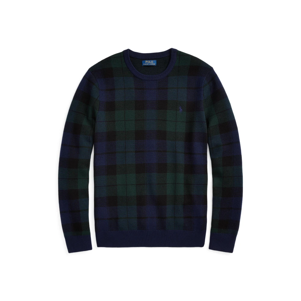 Ανδρικό Μάλλινο Πουλόβερ Plaid Washable Polo Ralph Lauren