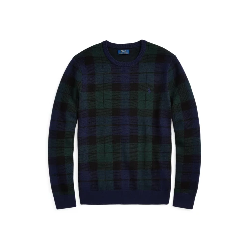 Ανδρικό Μάλλινο Πουλόβερ Plaid Washable Polo Ralph Lauren