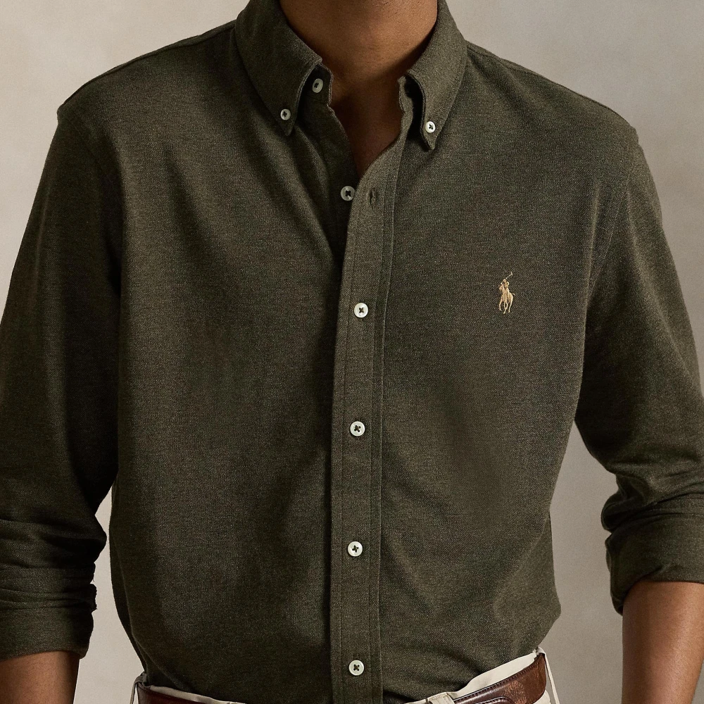 Ανδρικό Πουκάμισο Featherweight Mesh Polo Ralph Lauren