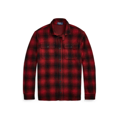Ανδρικό Πλεκτό Πουκάμισο Classic Fit Plaid Knit Flannel Polo Ralph Lauren