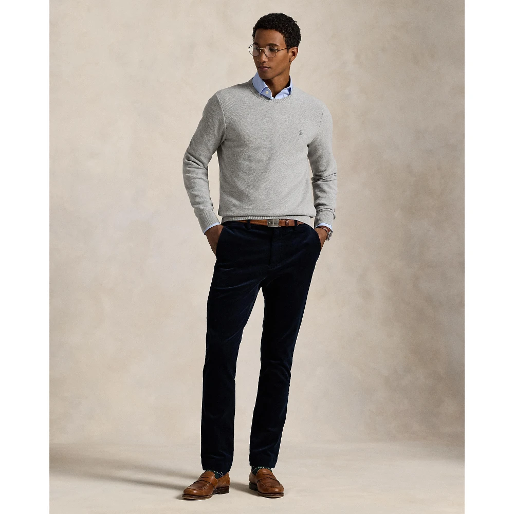 Ανδρικό Βαμβακέρο Πουλόβερ  Mesh-Knit Crewneck Polo Ralph Lauren