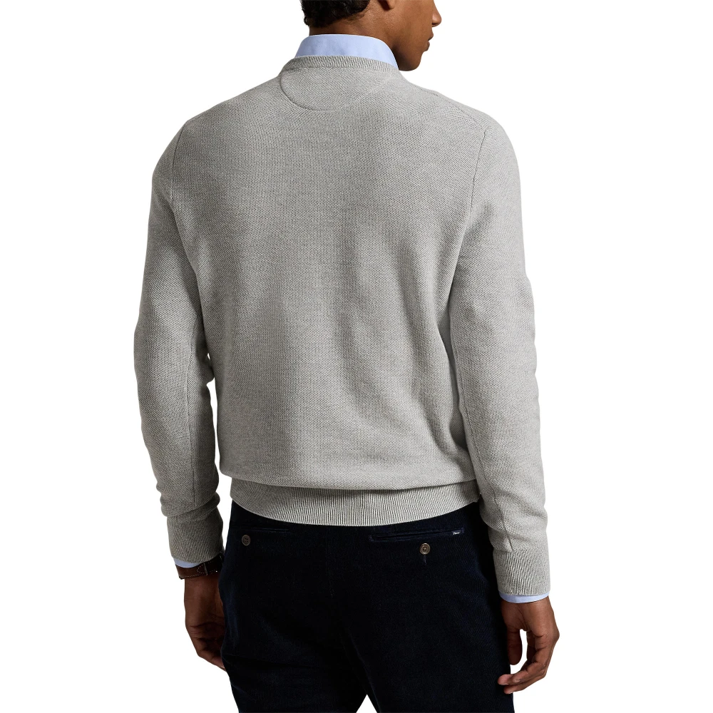 Ανδρικό Βαμβακέρο Πουλόβερ  Mesh-Knit Crewneck Polo Ralph Lauren