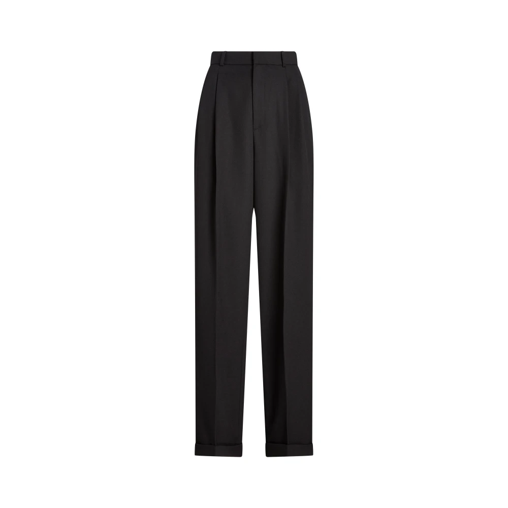 Γυναικείο Μάλλινο Παντελόνι Wide-Leg Tuxedo Polo Ralph Lauren