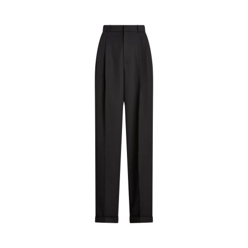 Γυναικείο Μάλλινο Παντελόνι Wide-Leg Tuxedo Polo Ralph Lauren
