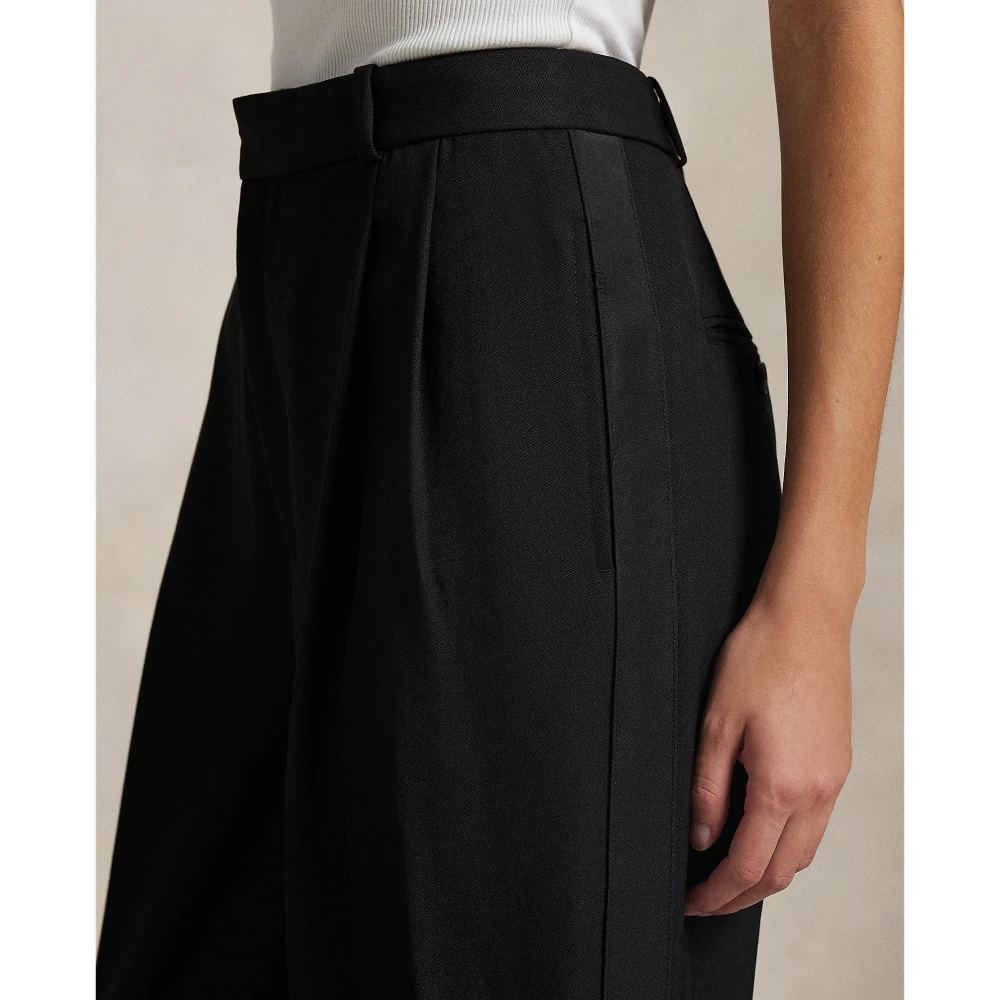 Γυναικείο Μάλλινο Παντελόνι Wide-Leg Tuxedo Polo Ralph Lauren