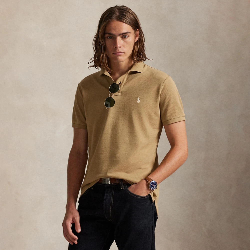 Ανδρική Μπλούζα Polo The Iconic Mesh Polo Ralph Lauren