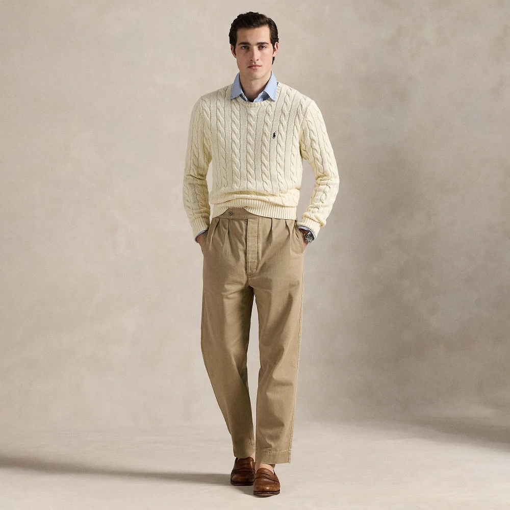 Ανδρικό Βαμβακερό Πουλόβερ Cable-Knit  Polo Ralph Lauren