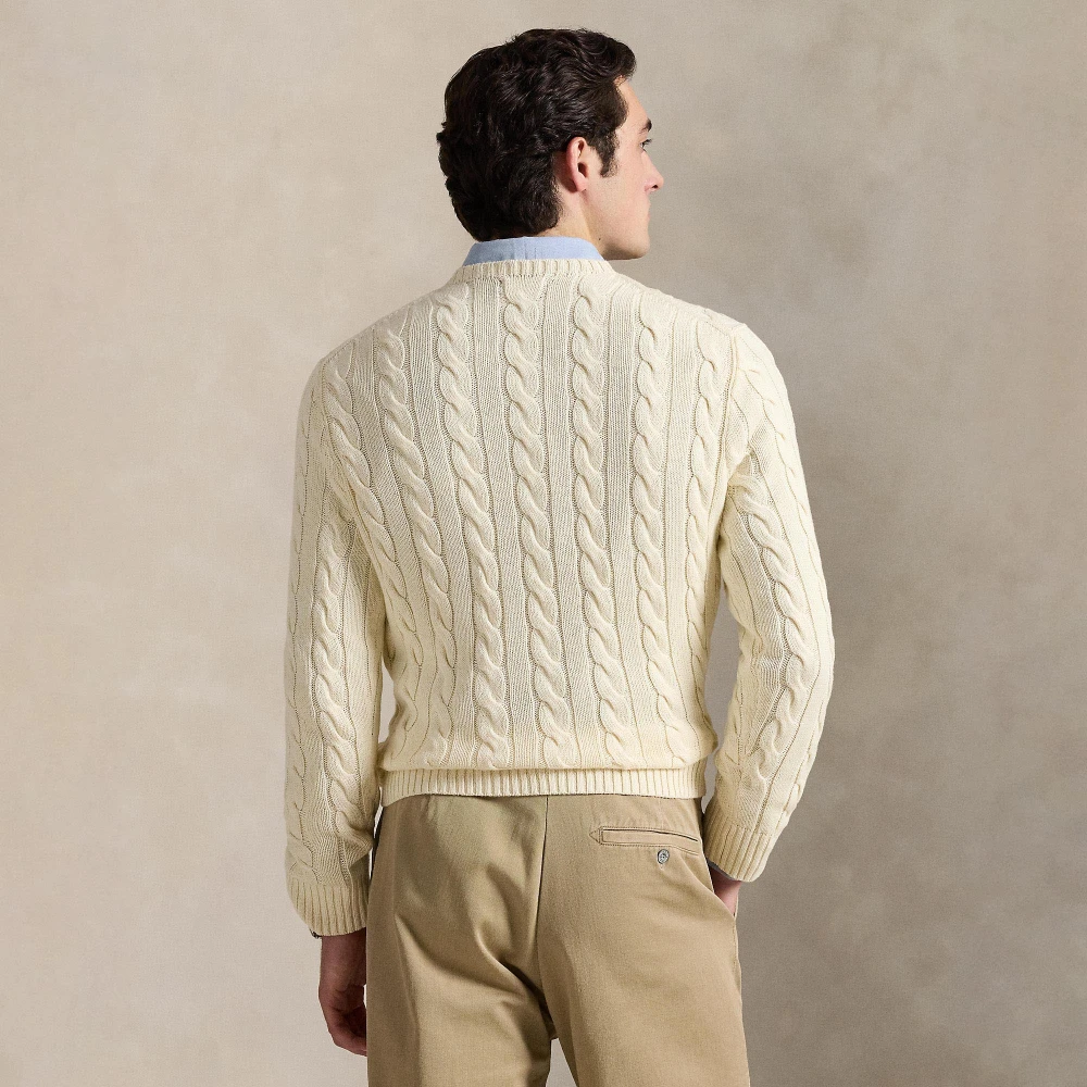 Ανδρικό Βαμβακερό Πουλόβερ Cable-Knit  Polo Ralph Lauren