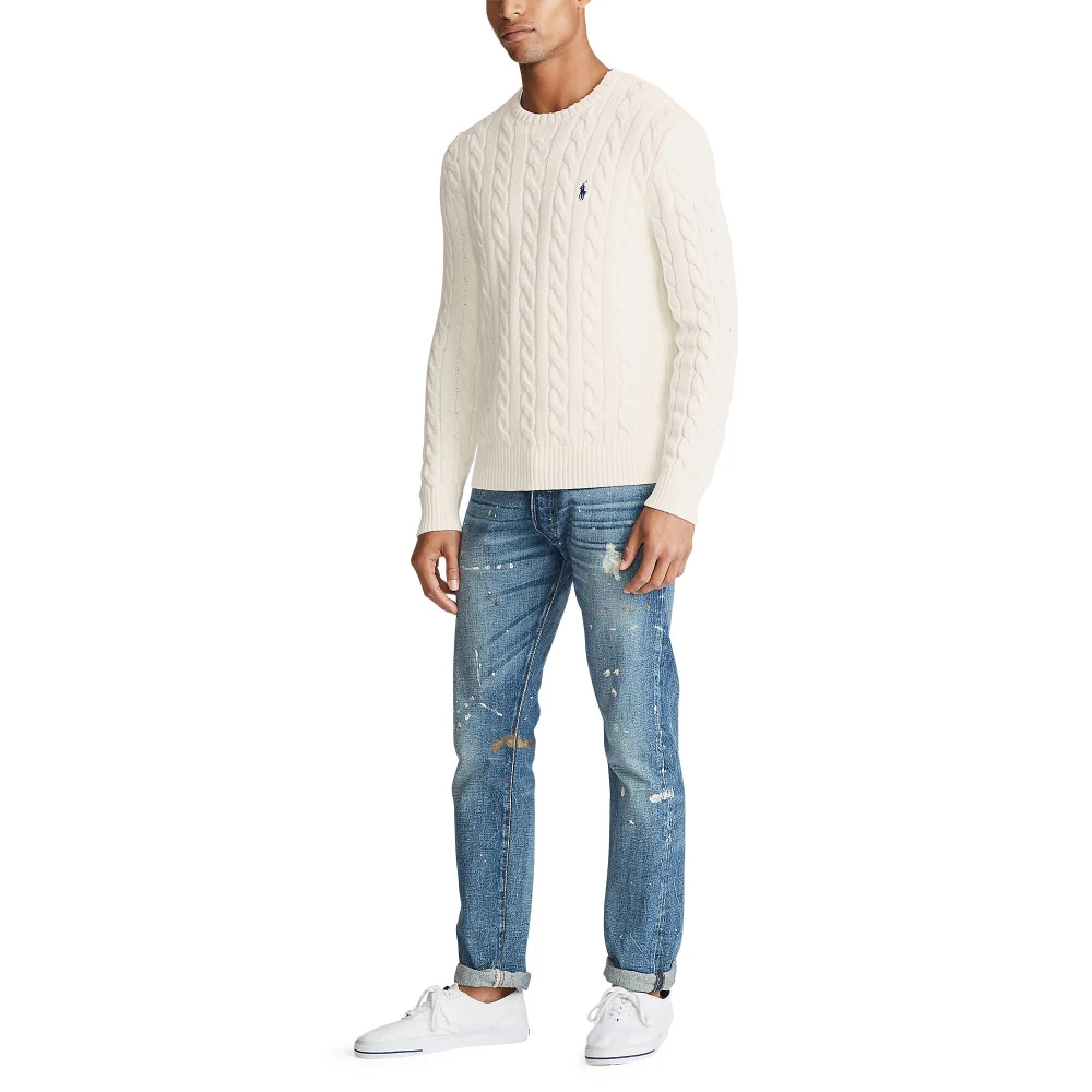 Ανδρικό Βαμβακερό Πουλόβερ Cable-Knit  Polo Ralph Lauren