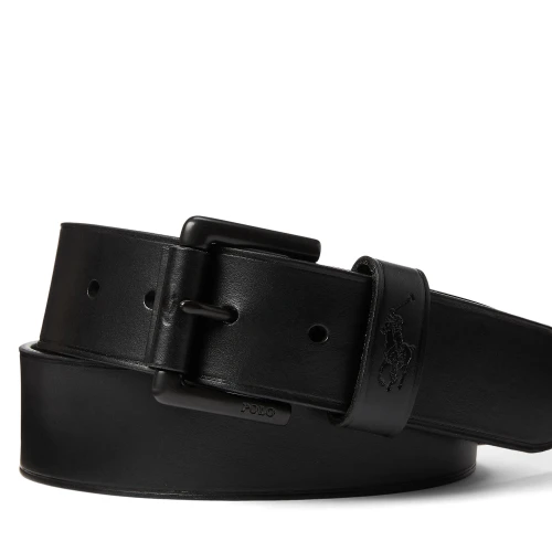 Ζώνη με υπογραφή  Pony Leather Polo Ralph Lauren