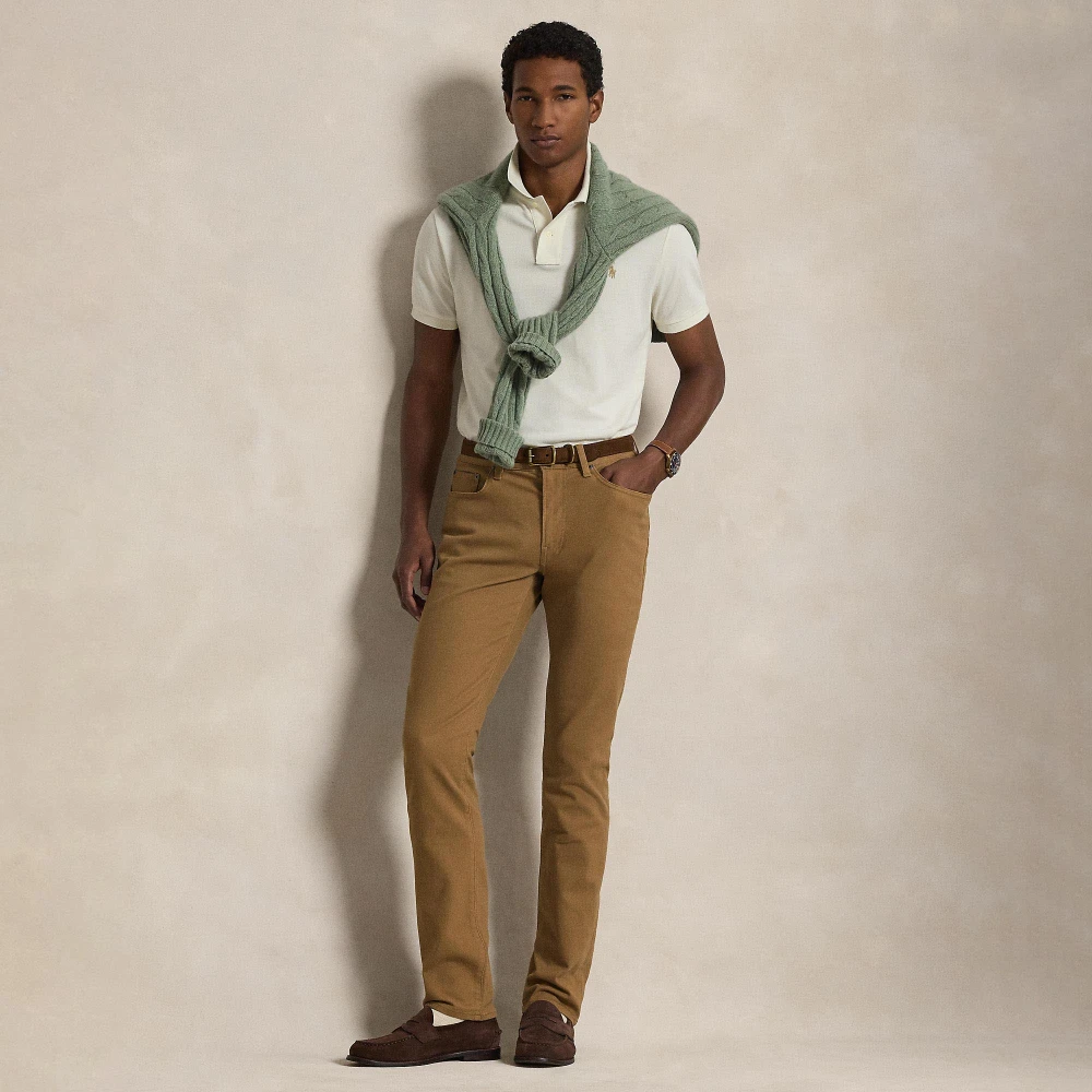 Ανδρική Μπλούζα Polo Custom Slim Fit Mesh  Polo Ralph Lauren