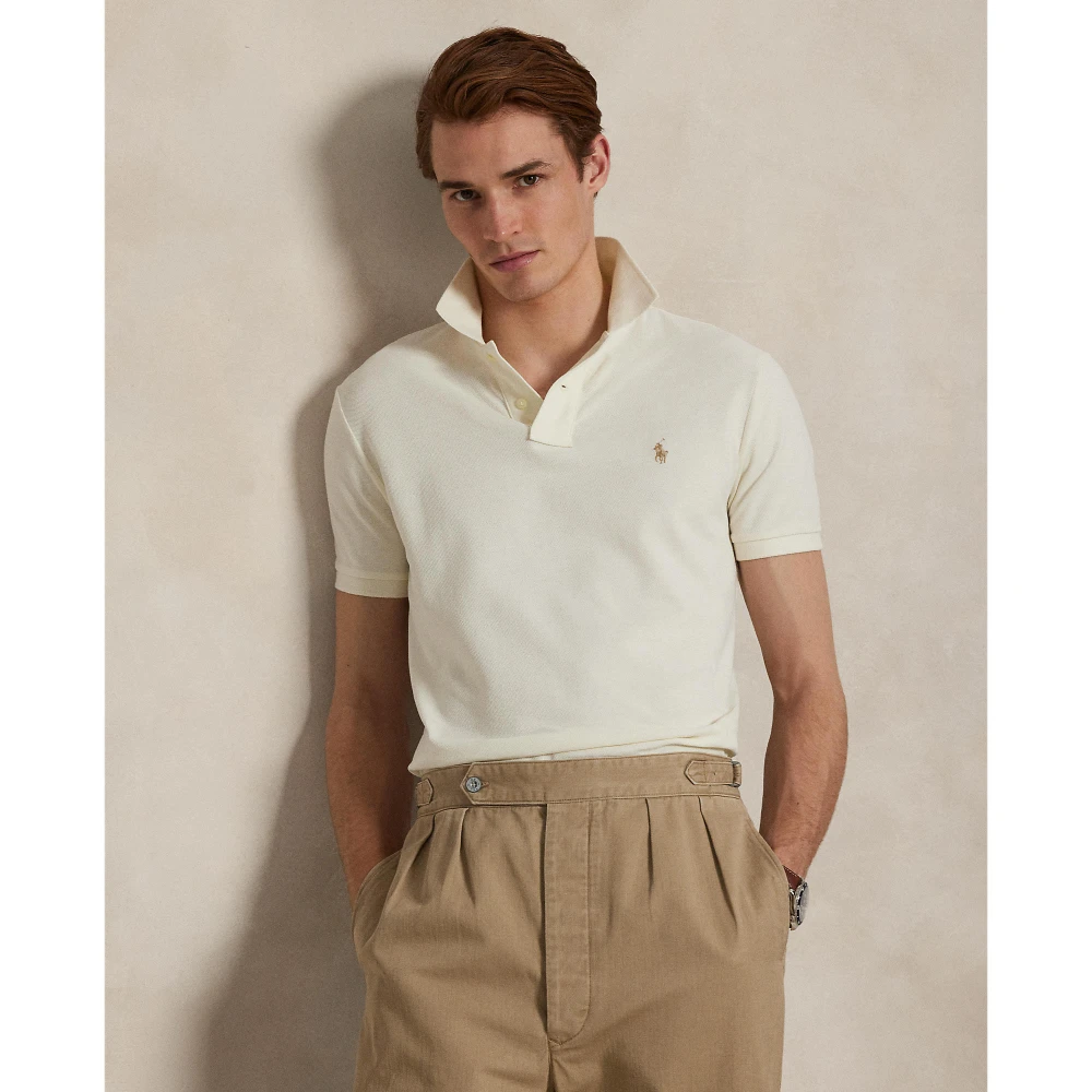 Ανδρική Μπλούζα Polo Custom Slim Fit Mesh  Polo Ralph Lauren