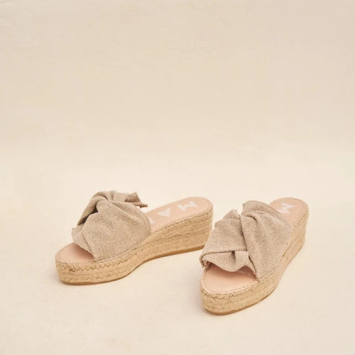 Γυναικείες Πλατφόρμες Organic Hemp  With Knot
La Havana Manebí