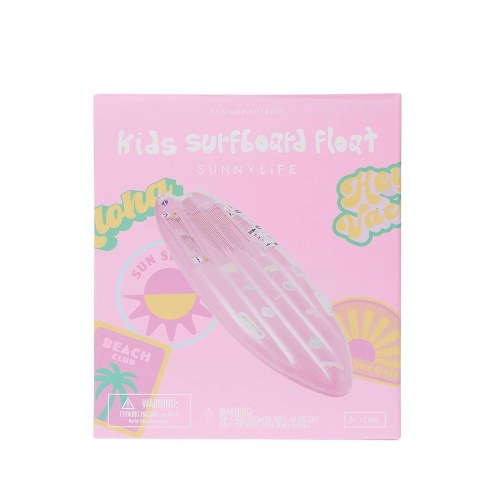 Παιδικό Στρώμα Θαλάσσης-Σανίδα Summer Sherbet Bubblegum Pink SunnyLife