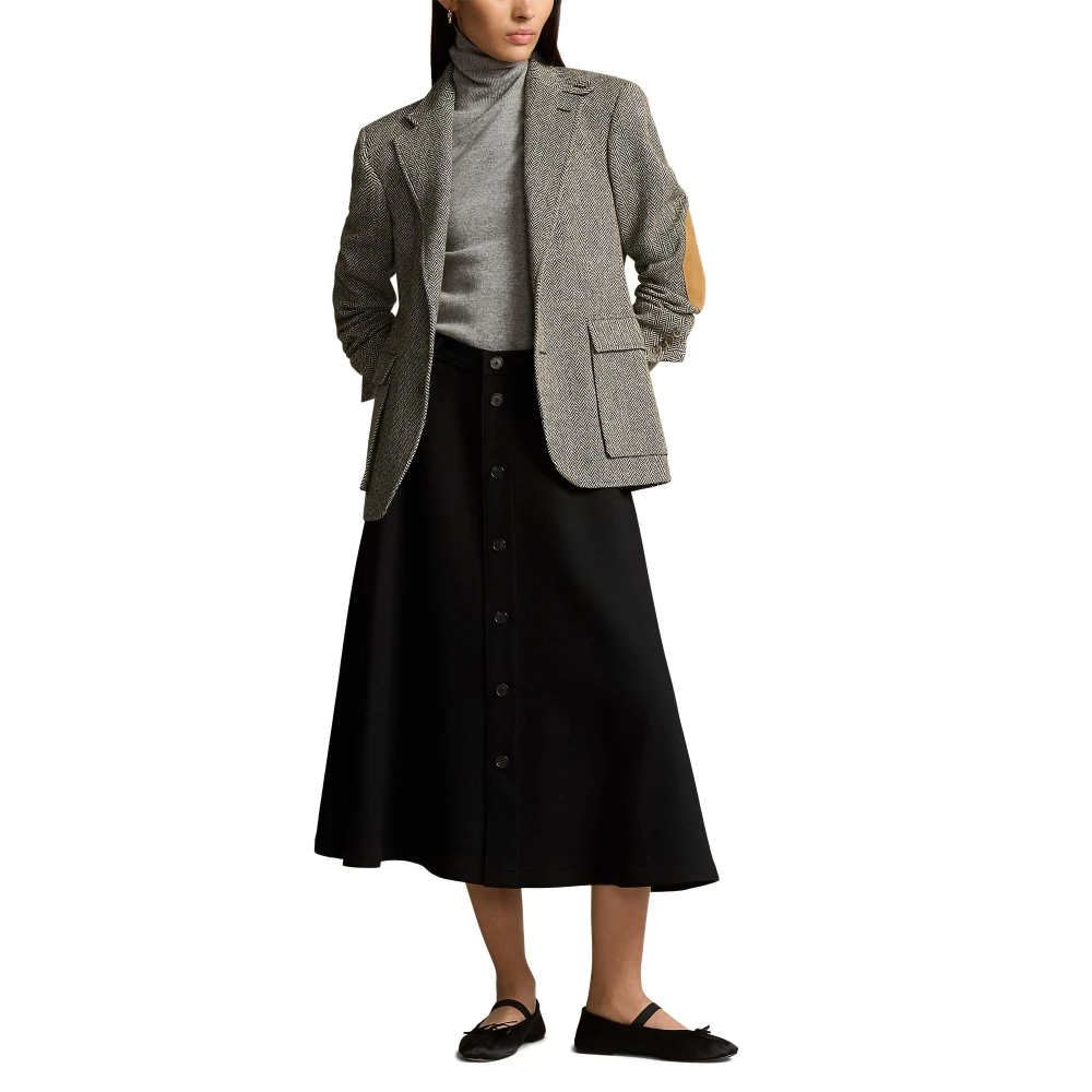 Γυναικεία Μάλλινη Φούστα Crepe Buttoned Polo Ralph Lauren
