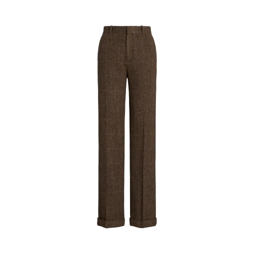 Γυναικείο Μάλλινο Παντελόνι Tweed Relaxed Straight Polo Ralph Lauren