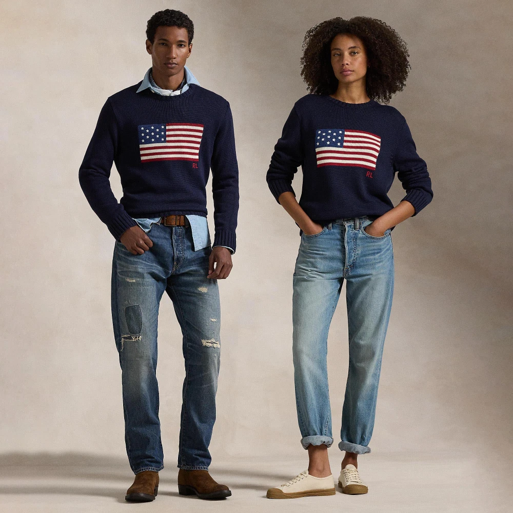 Unisex Πουλόβερ The Iconic Flag Polo Ralph Lauren