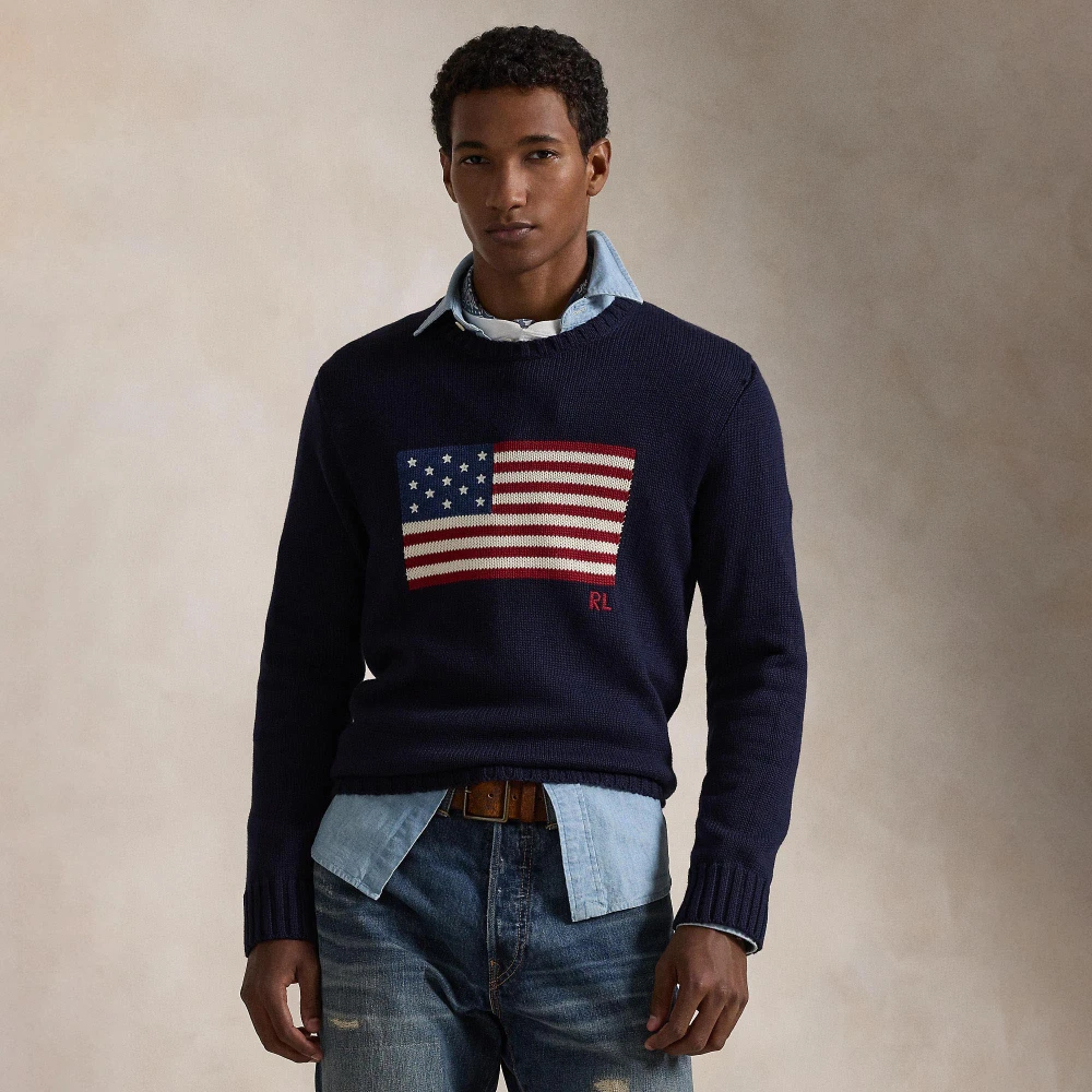 Unisex Πουλόβερ The Iconic Flag Polo Ralph Lauren