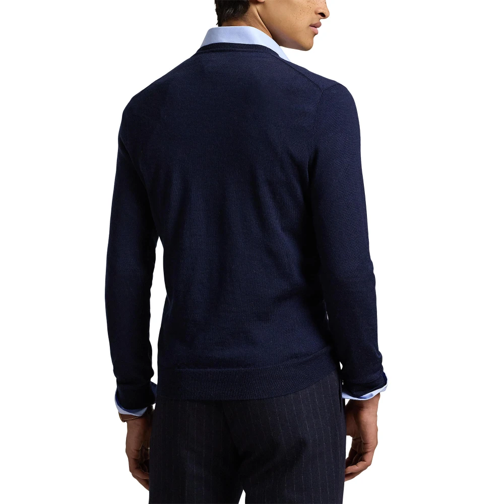 Ανδρικό Μάλλινο Πουλόβερ V-Neck Slim Fit Polo Ralph Lauren