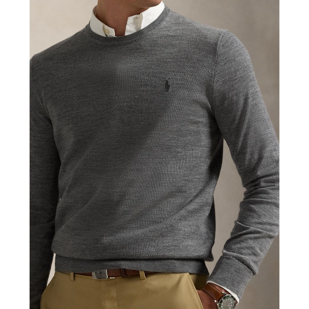 Ανδρικό Μάλλινο Πουλόβερ V-Neck Slim Fit Polo Ralph Lauren
