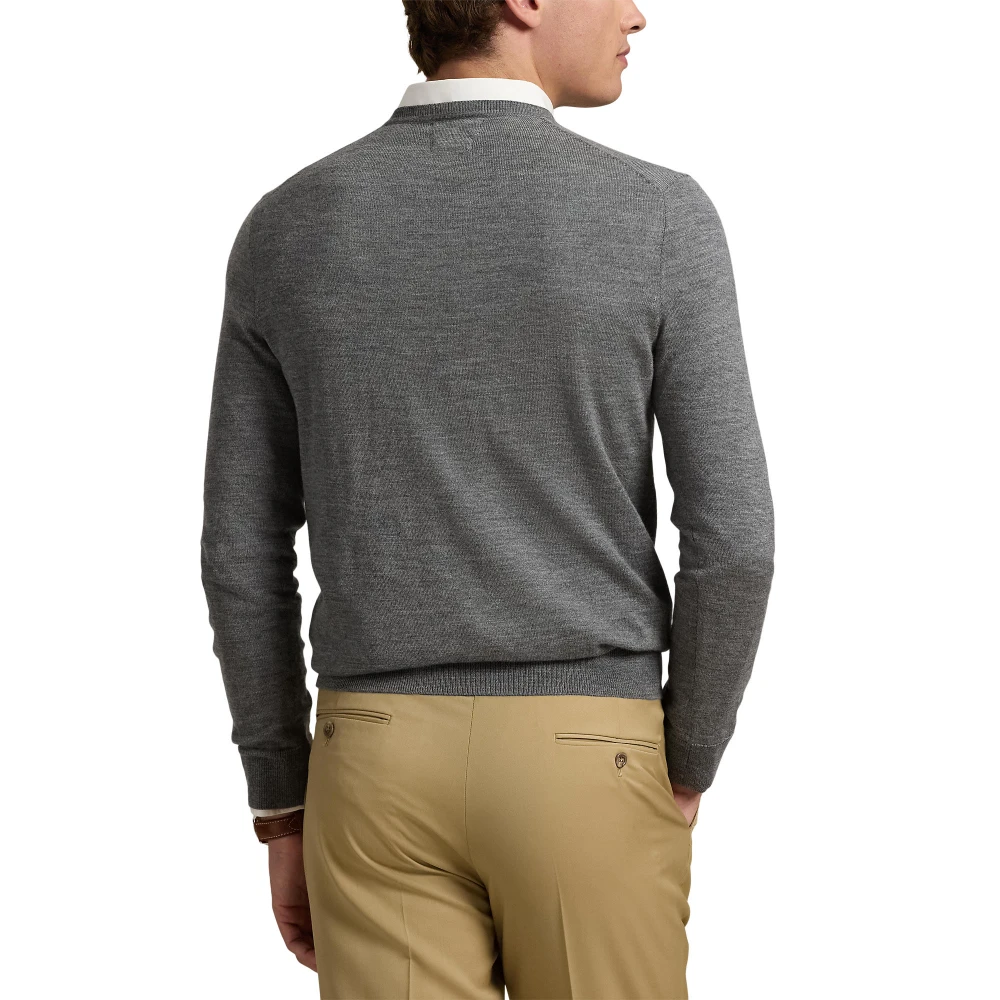 Ανδρικό Μάλλινο Πουλόβερ V-Neck Slim Fit Polo Ralph Lauren