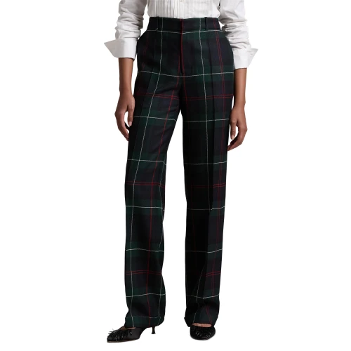 Γυναικείο Μαλλινο Παντελόνι Relaxed Straight Polo Ralph Lauren