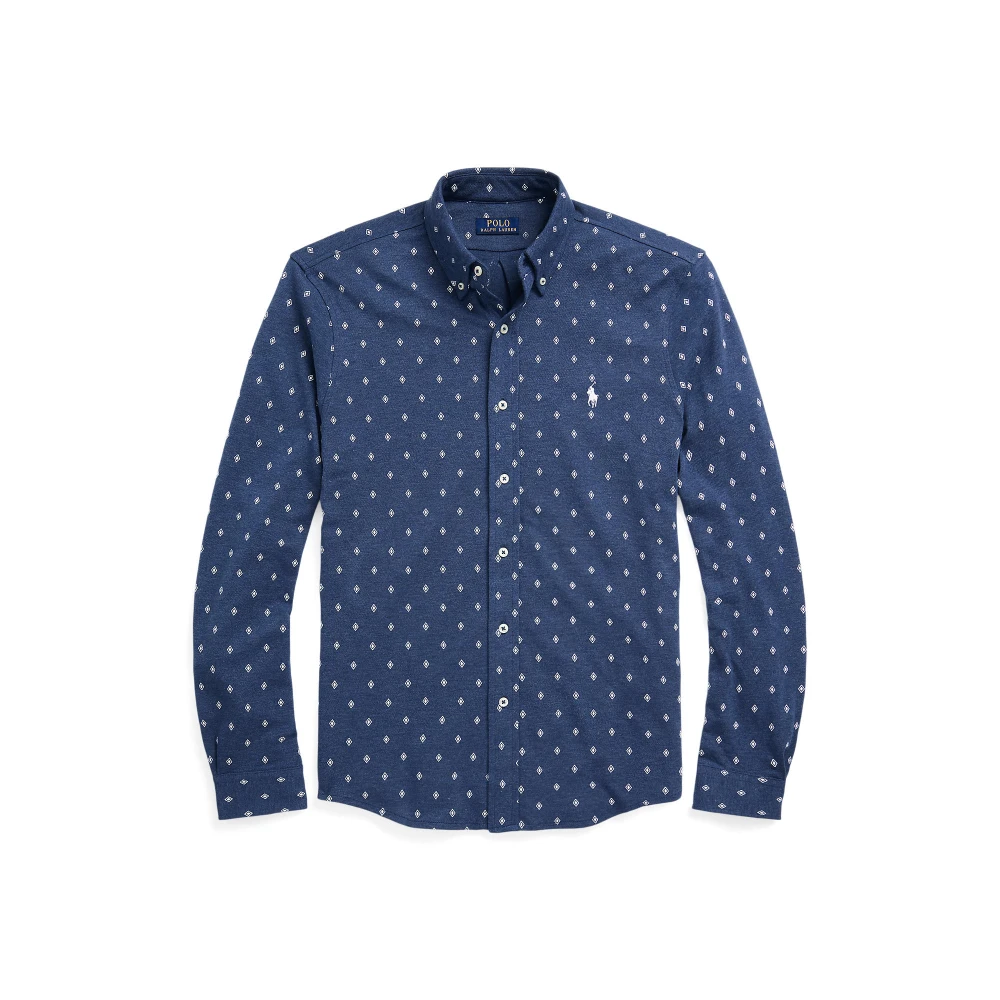 Ανδρικό Πουκάμισο Print Featherweight Mesh Polo Ralph Lauren