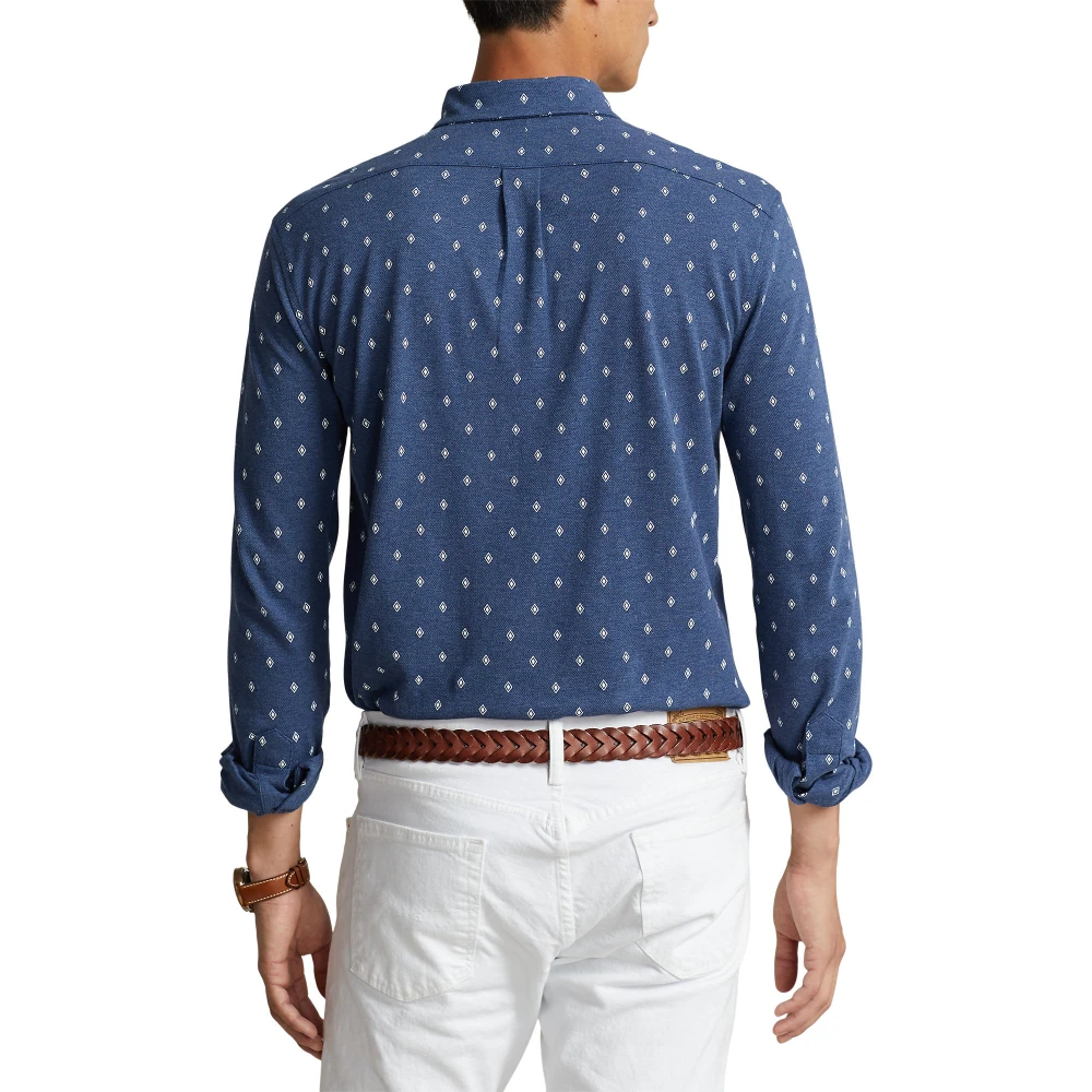 Ανδρικό Πουκάμισο Print Featherweight Mesh Polo Ralph Lauren