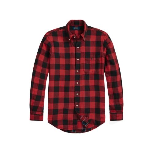 Ανδρικό Πουκάμισο Custom Fit Checked Double-Faced Polo Ralph Lauren