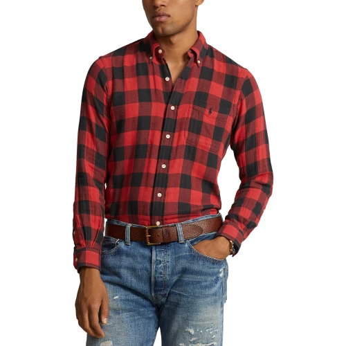 Ανδρικό Πουκάμισο Custom Fit Checked Double-Faced Polo Ralph Lauren