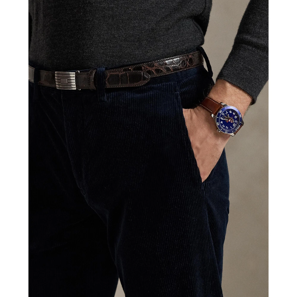 Ανδρικό Παντελόνι Stretch Straight Fit Corduroy Polo Ralph Lauren