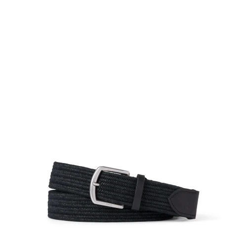 Ανδρική Δερμάτινη Ζώνη Braided Polo Ralph Lauren