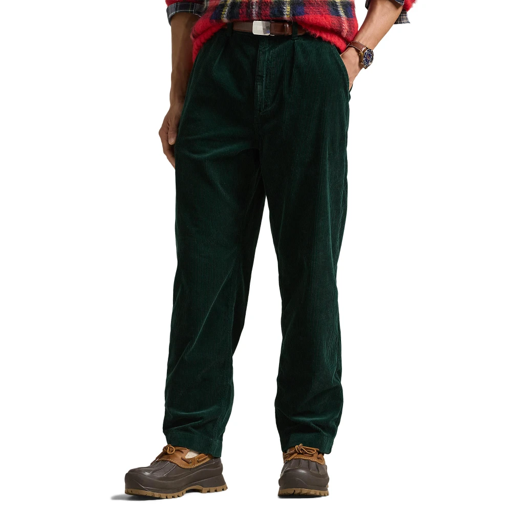 Ανδρικό Παντελόνι Classic Fit Pleated Corduroy Polo Ralph Lauren