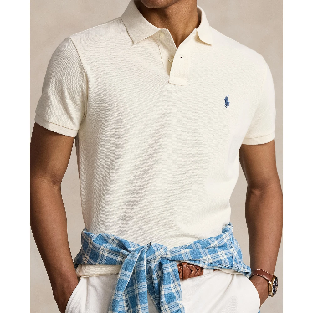 Ανδρική Μπλούζα Polo Custom Slim Fit- Polo Ralph Lauren