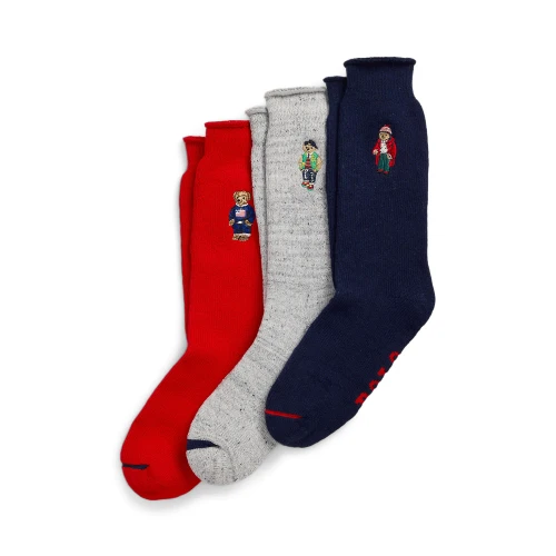 Ανδρικές Βαμβακερές Κάλτσες 3 τεμαχίων Polo Bear Gift Set Polo Ralph Lauren