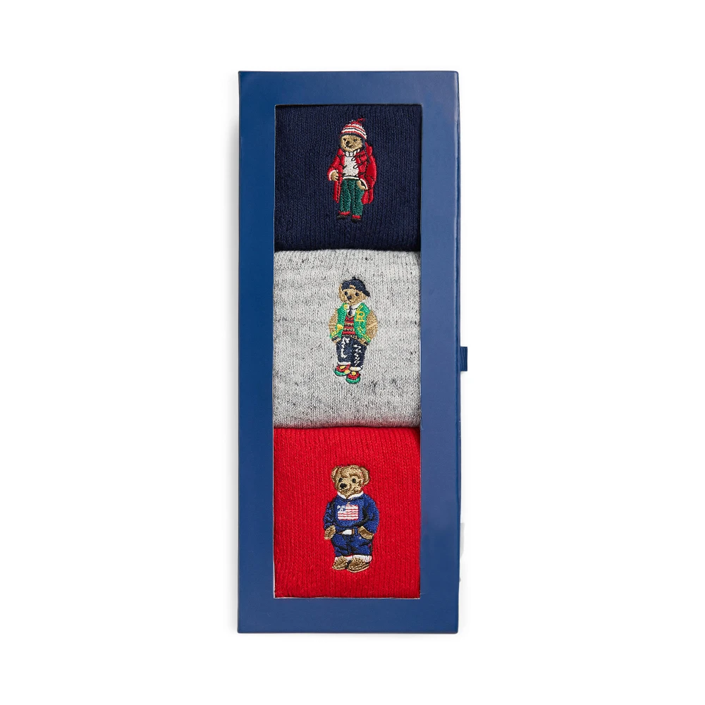 Ανδρικές Βαμβακερές Κάλτσες 3 τεμαχίων Polo Bear Gift Set Polo Ralph Lauren