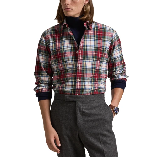 Ανδρικό Βαμβακερό Πουκάμισο Custom Fit Brushed Oxford Polo Ralph Lauren