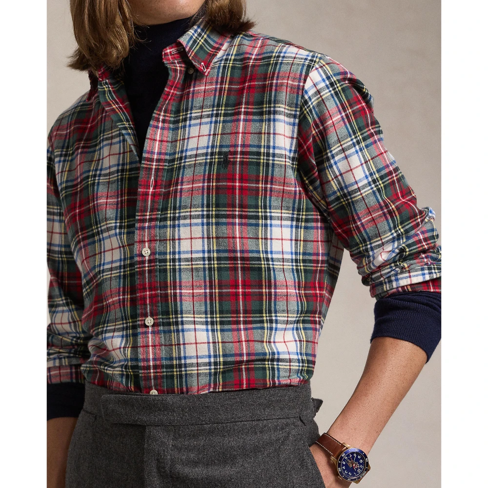 Ανδρικό Βαμβακερό Πουκάμισο Custom Fit Brushed Oxford Polo Ralph Lauren