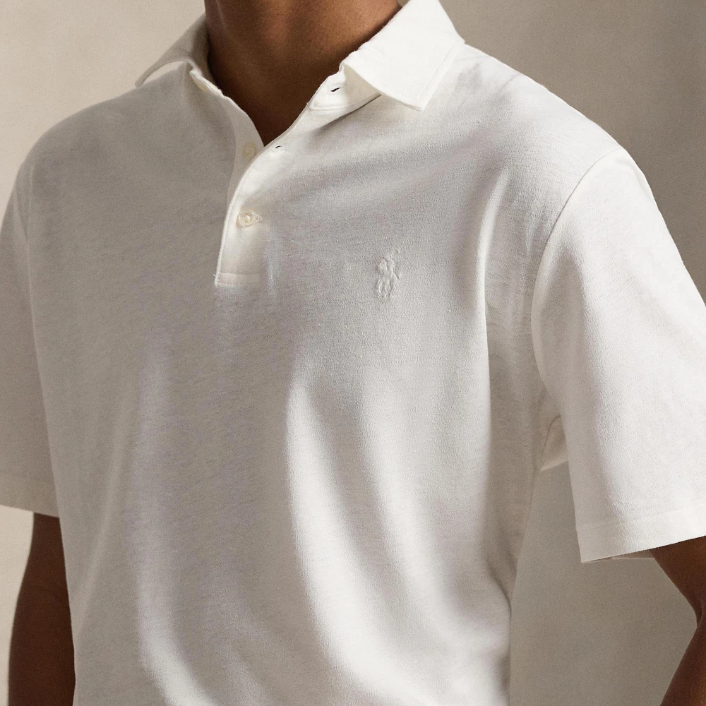 Ανδρική Μπλούζα Polo Classic Fit Cotton-Linen Mesh Polo Ralph Lauren